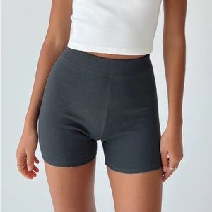 Princess Polly Ivy Bike Shorts in Grey